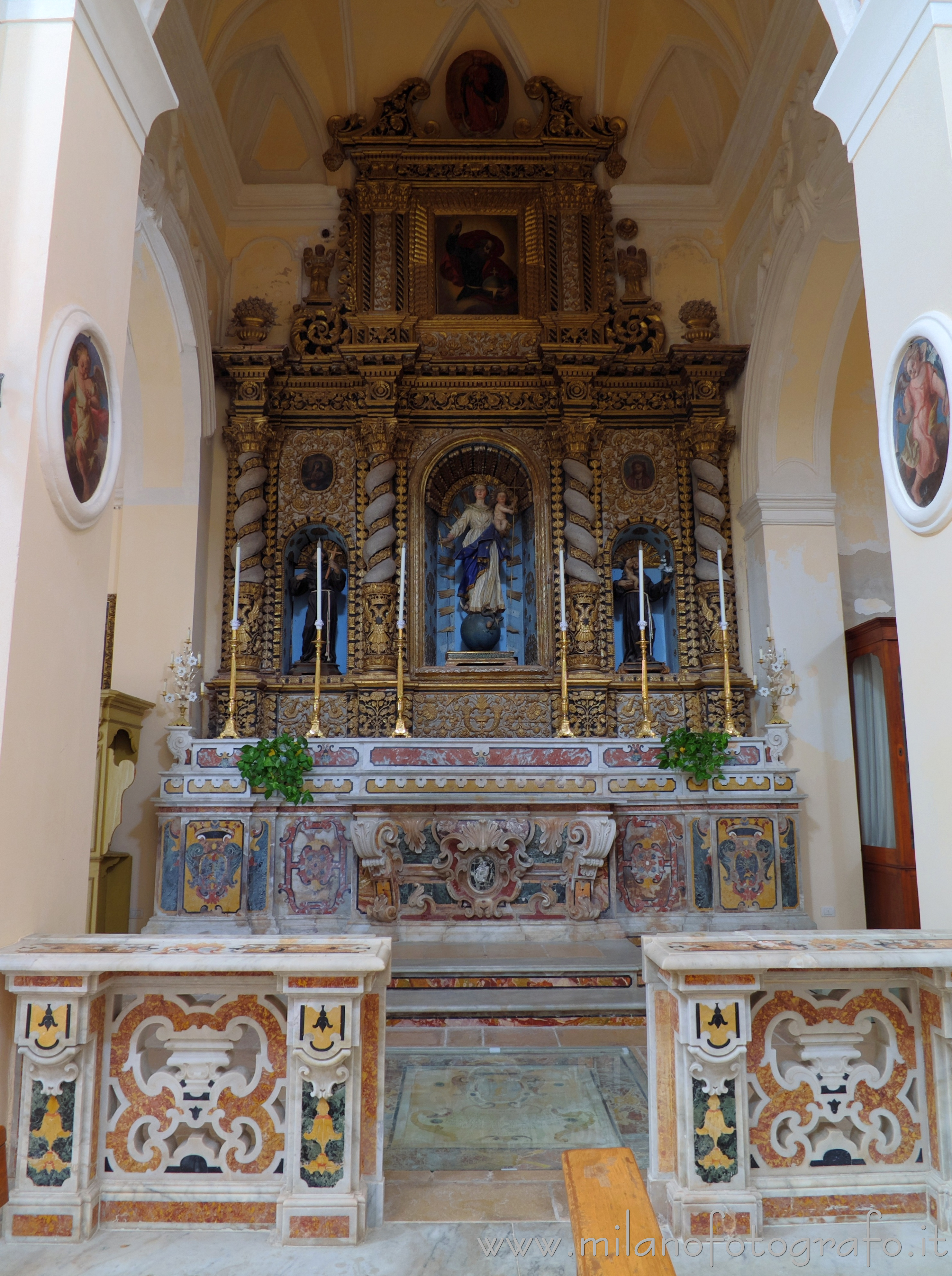 Gallipoli (Lecce, Italy) - Chapel of Santa Francesca Romana in the Church of Saint Francis from Assisi